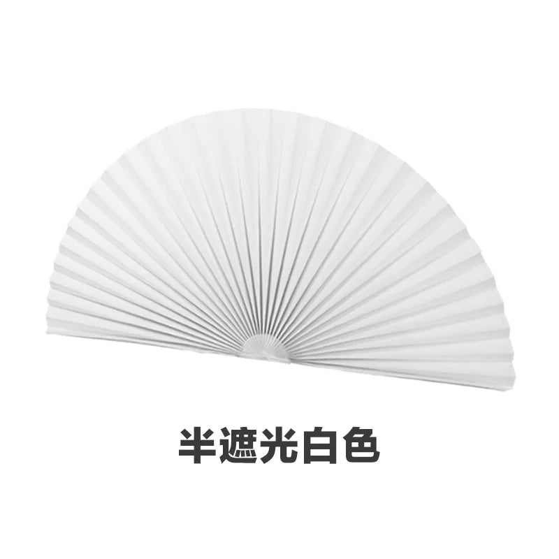 Self-Adhesive Arch Pleated Blind – Half Blackout Window Shade