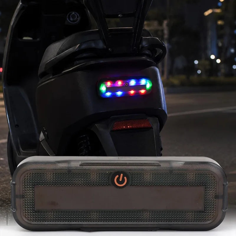 Solar Strobe Warning Light – Waterproof LED Safety Flasher