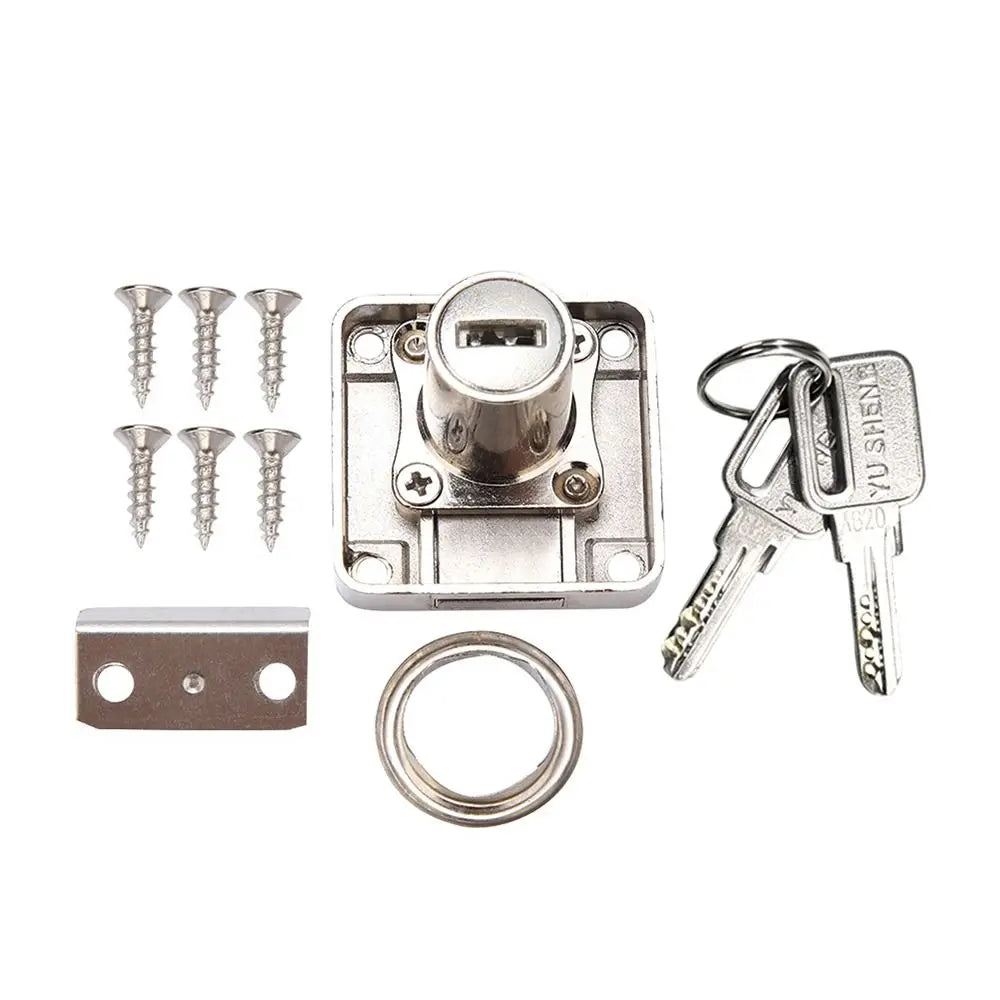 Zinc Alloy Drawer & Cabinet Deadbolt Lock | Reusable Security