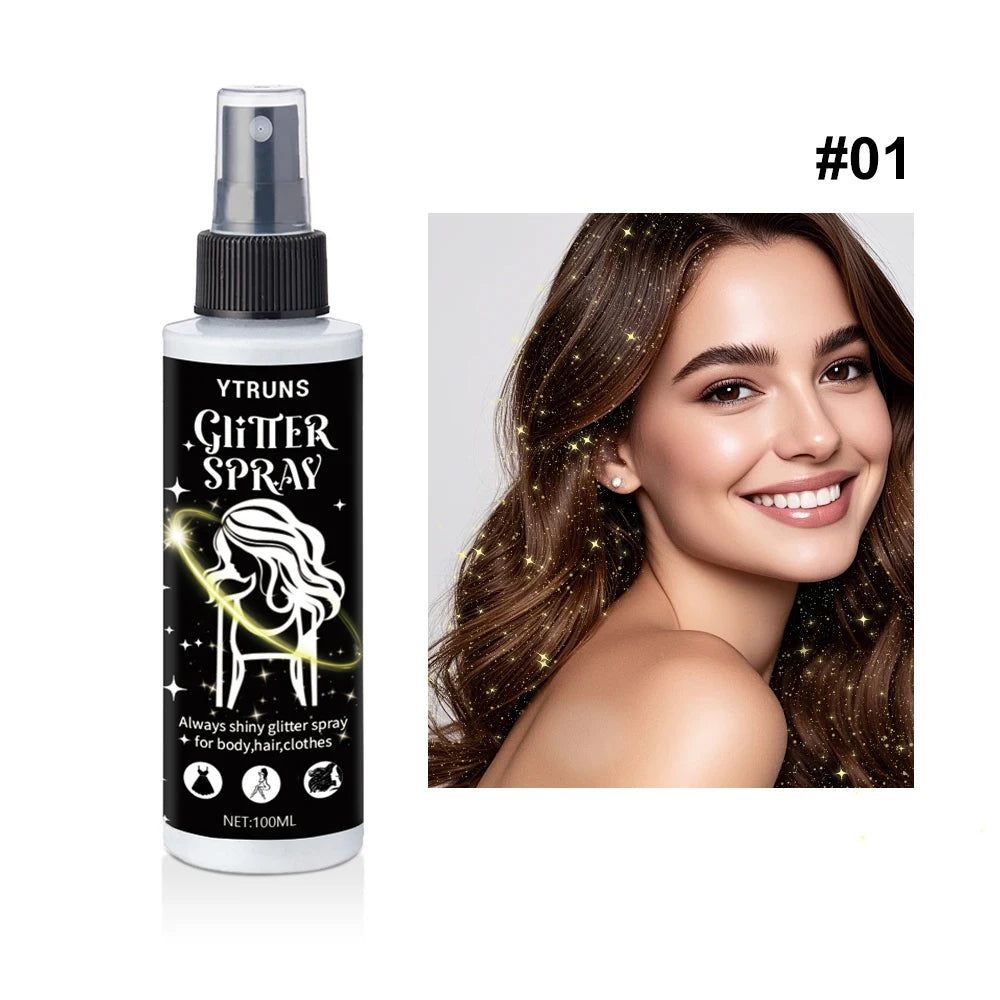 SAMMY Glitter Highlighter Body Spray – Festival Shimmer Mist
