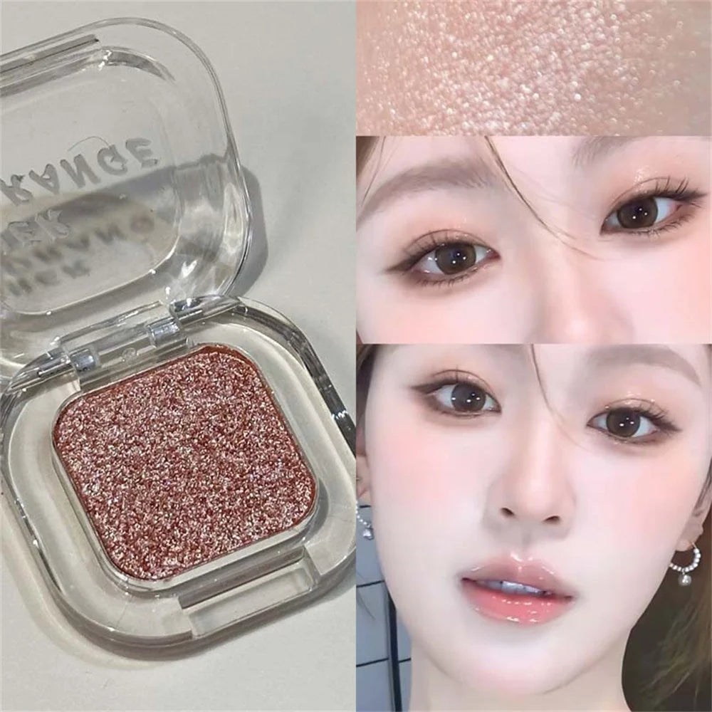 Red Brown Matte Shimmer Eyeshadow Palette – Multifunctional