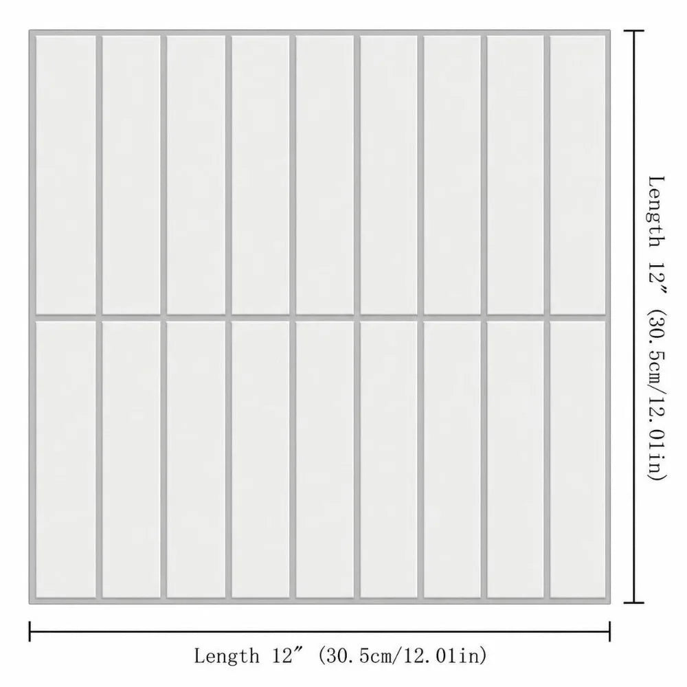 Self-Adhesive PVC Tile Stickers – Waterproof Wall & Floor Decal