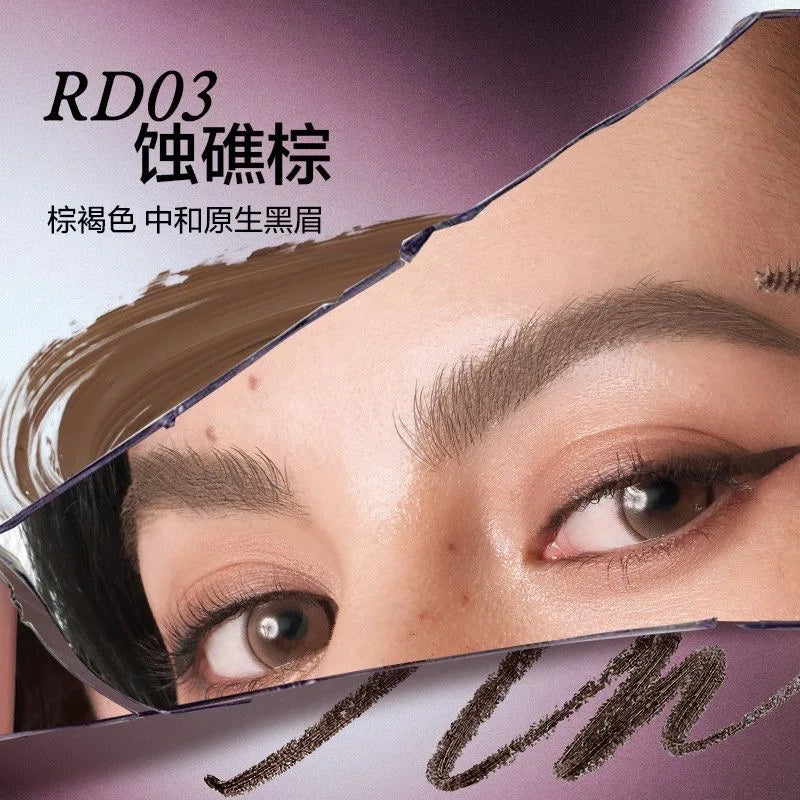 Waterproof Eyebrow Pencil Tinted Brow Gel – 16H Smudge-Proof