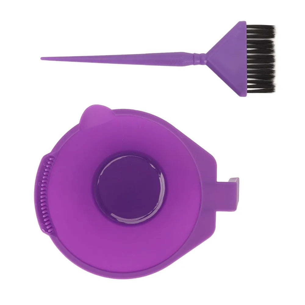 Professional Hair Dye Brush & Bowl Set – PP Nylon Kit