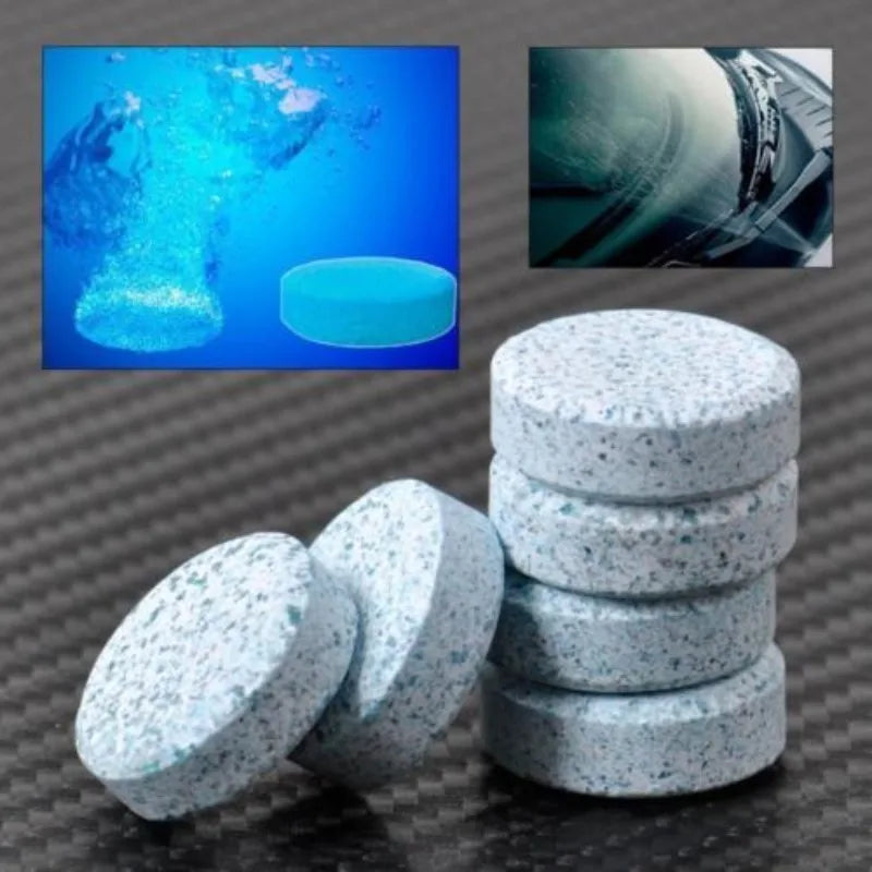 Windshield Washer Effervescent Tablets – Concentrated Glass Cleaner