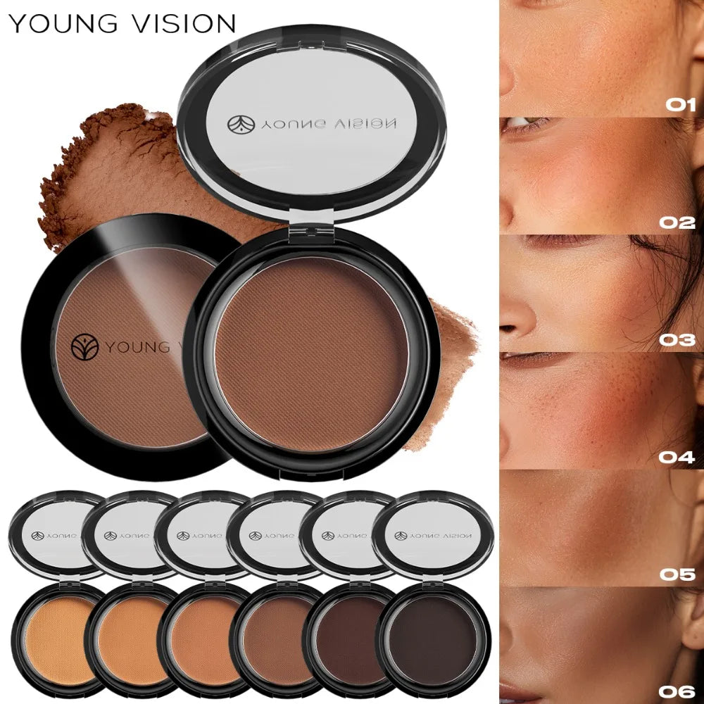 Silky Matte Bronzer Contour Powder Palette – 3-in-1 Face