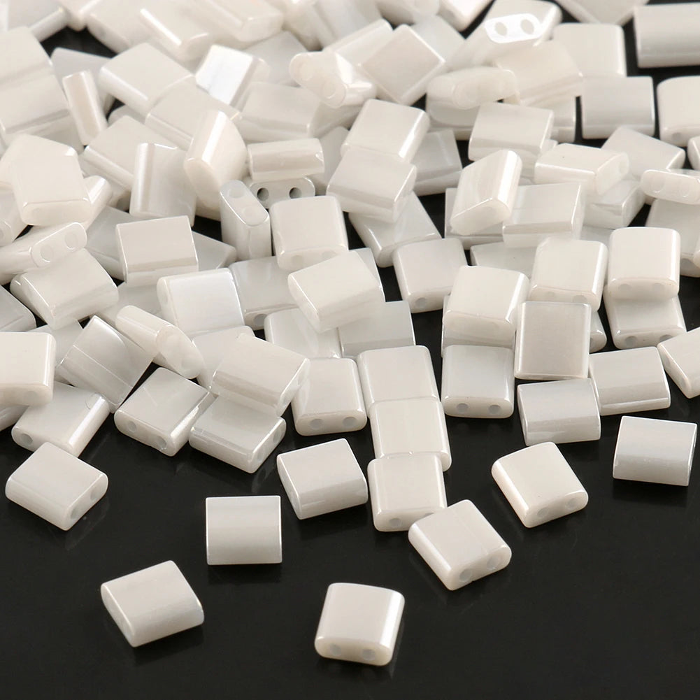 Two Hole Glass Seed Beads 5mm – DIY Jewelry Making 5g Pack