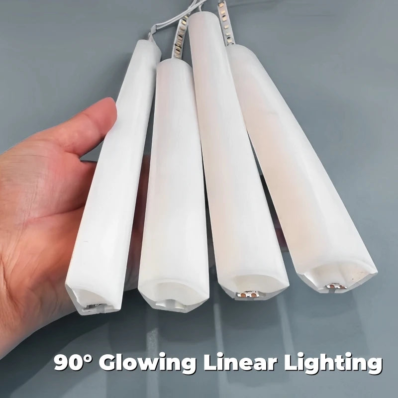 V-Shape LED Neon Strip Light | Flexible Silicone DC12V Waterproof