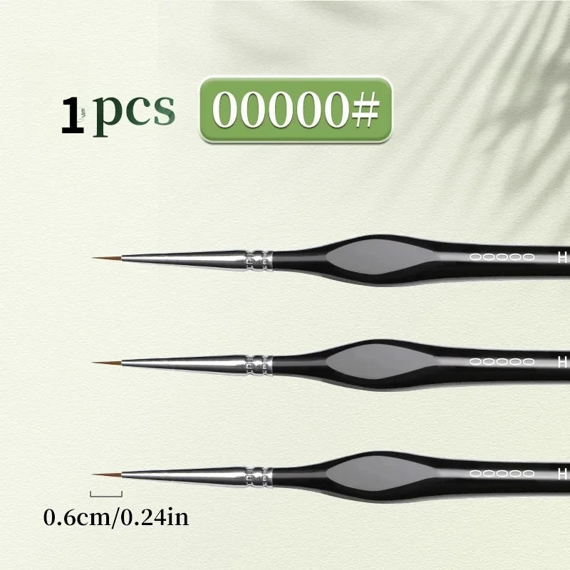 Fine Tip Paint Brush Set – Nylon Detail Brushes for Acrylic