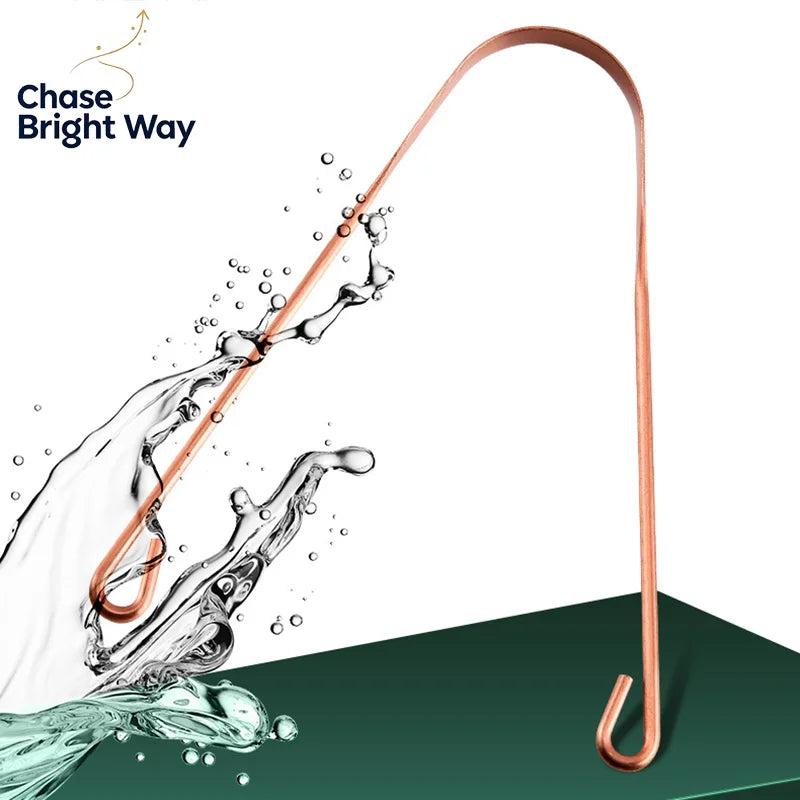 Stainless Steel Tongue Scraper – Fresh Breath Oral Care Tool