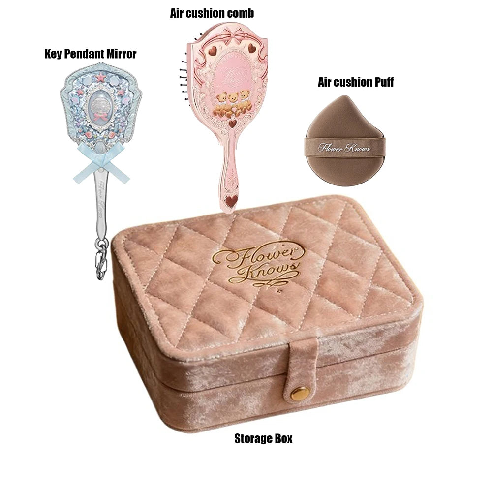 Flower Knows 9th Anniversary 3-Piece Makeup Tool Set