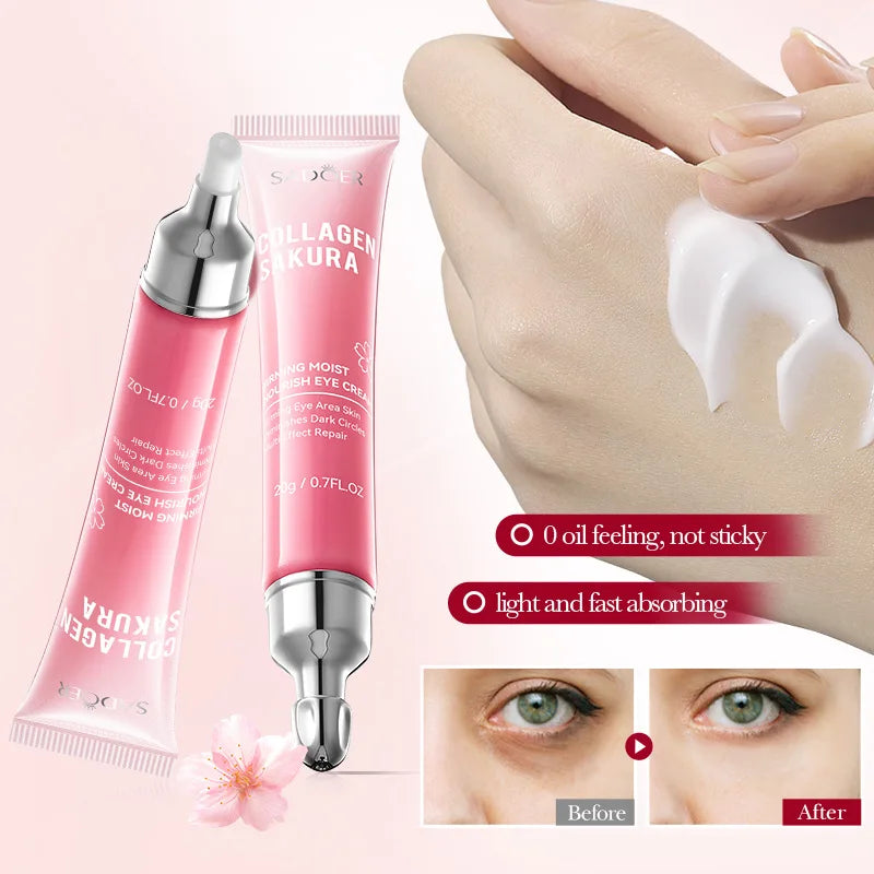 SADOER Sakura Eye Cream – Brighten, Firm & Moisturize