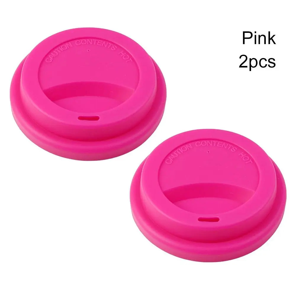 Silicone Cup Lids 2-Pack – 9.5cm Universal Mug Covers