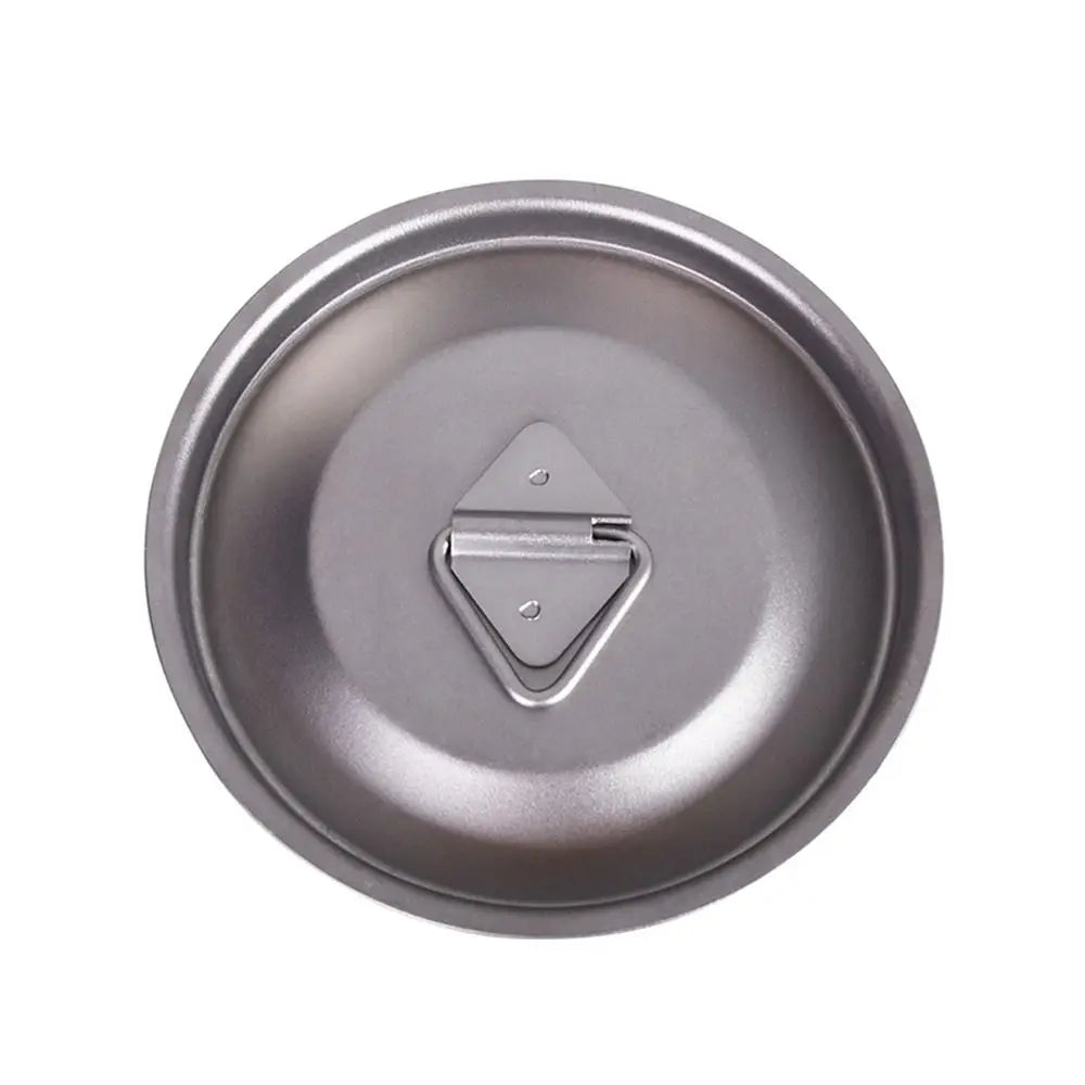 Titanium Cup Lid – Lightweight Camping Mug Cover, Grey