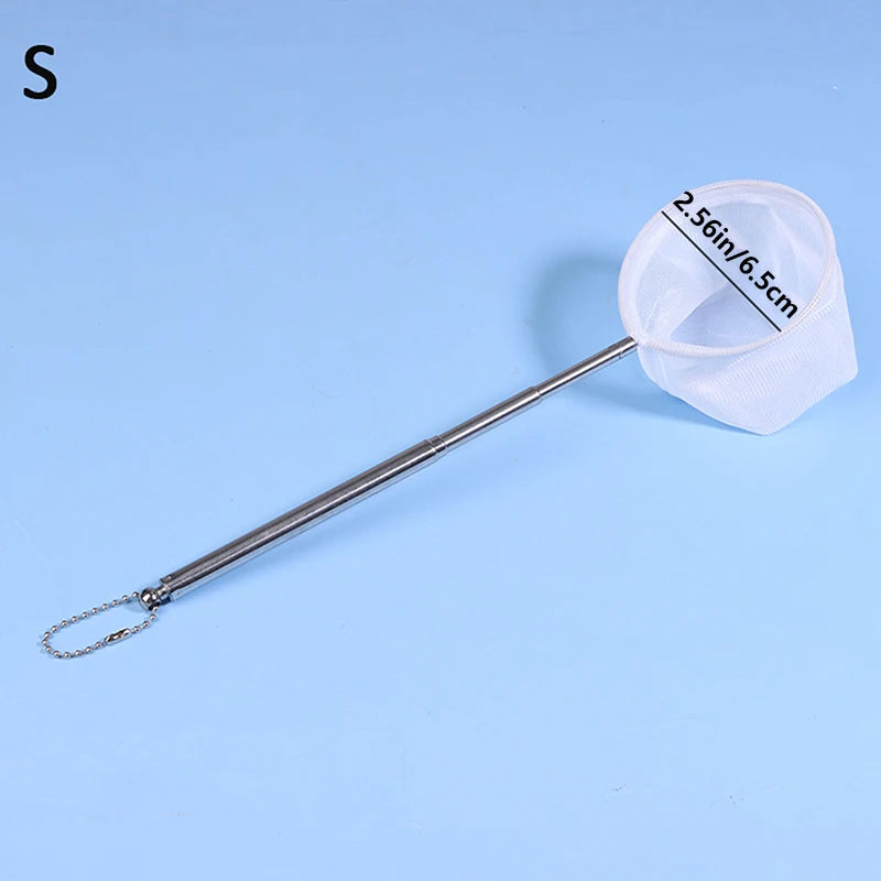 Retractable Stainless Steel Aquarium Fish & Shrimp Net