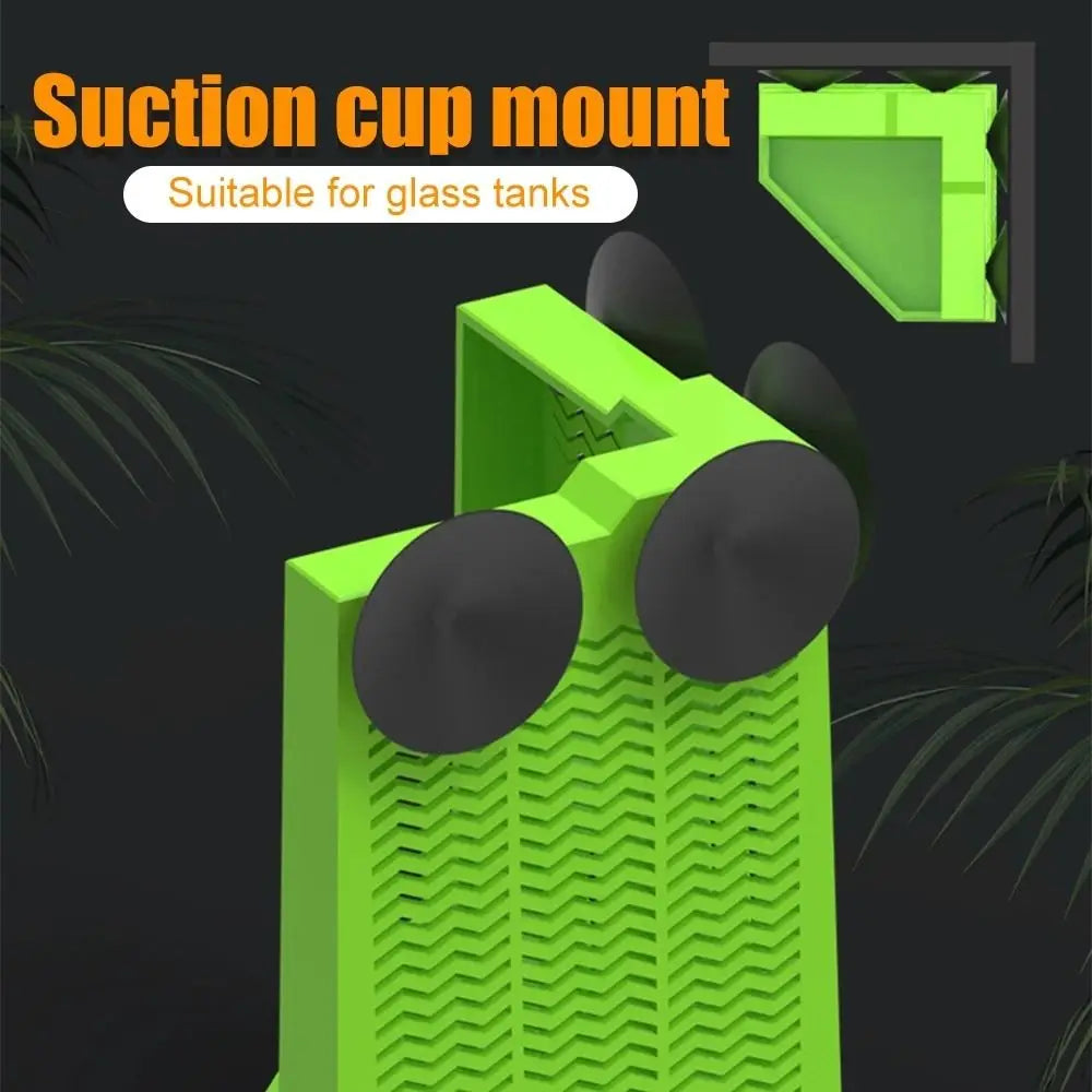 Reptile Hanging Feeding Bowl – Suction Cup Lizard Food Tray