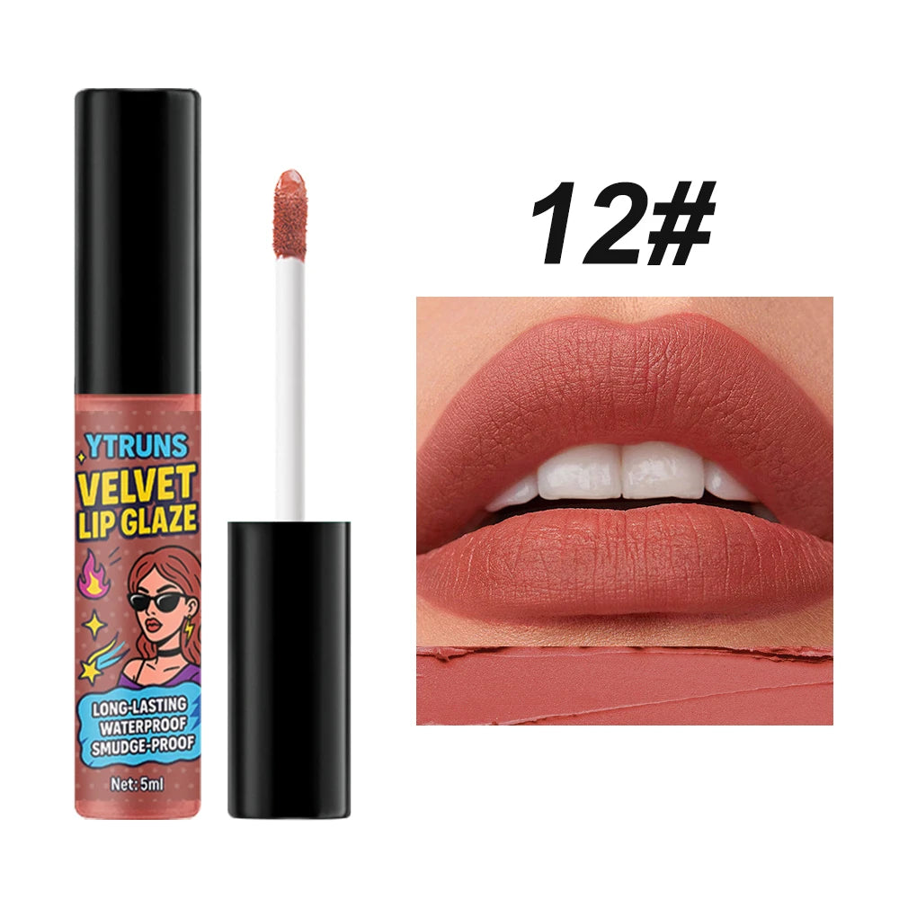 YTRUNS Matte Liquid Lipstick – Waterproof Long-Lasting Lip Tint