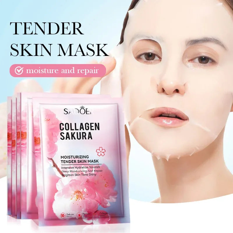 Sadoer Sakura Face Sheet Mask – Hydrating Collagen Brightening