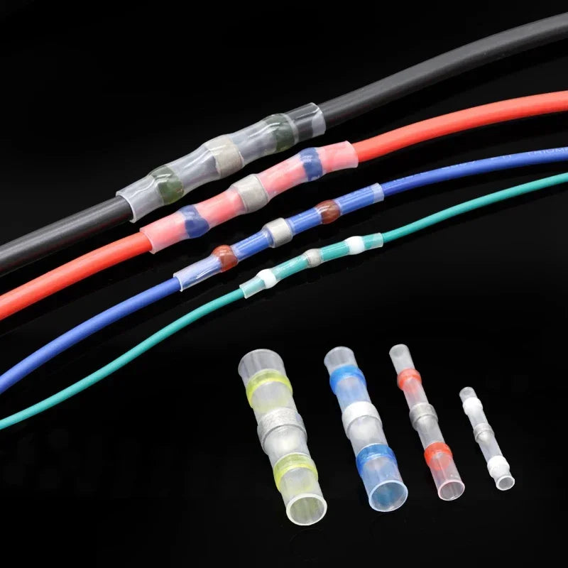 Waterproof Heat Shrink Solder Wire Connectors 50–300 Pc Set