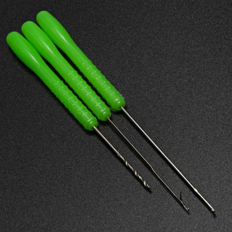 3-Piece Carp Fishing Bait Drill & Rig Needle Set | Baiting Tools