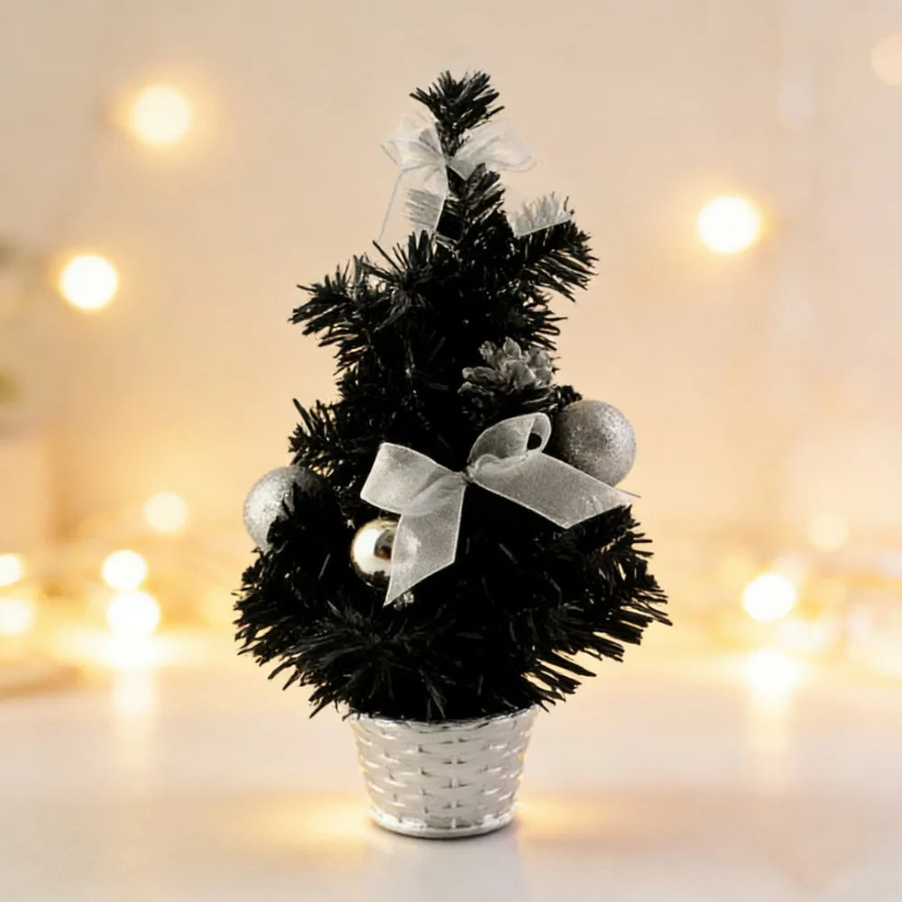 Mini Christmas Tree 15cm | Pre-Decorated Tabletop Holiday Decor