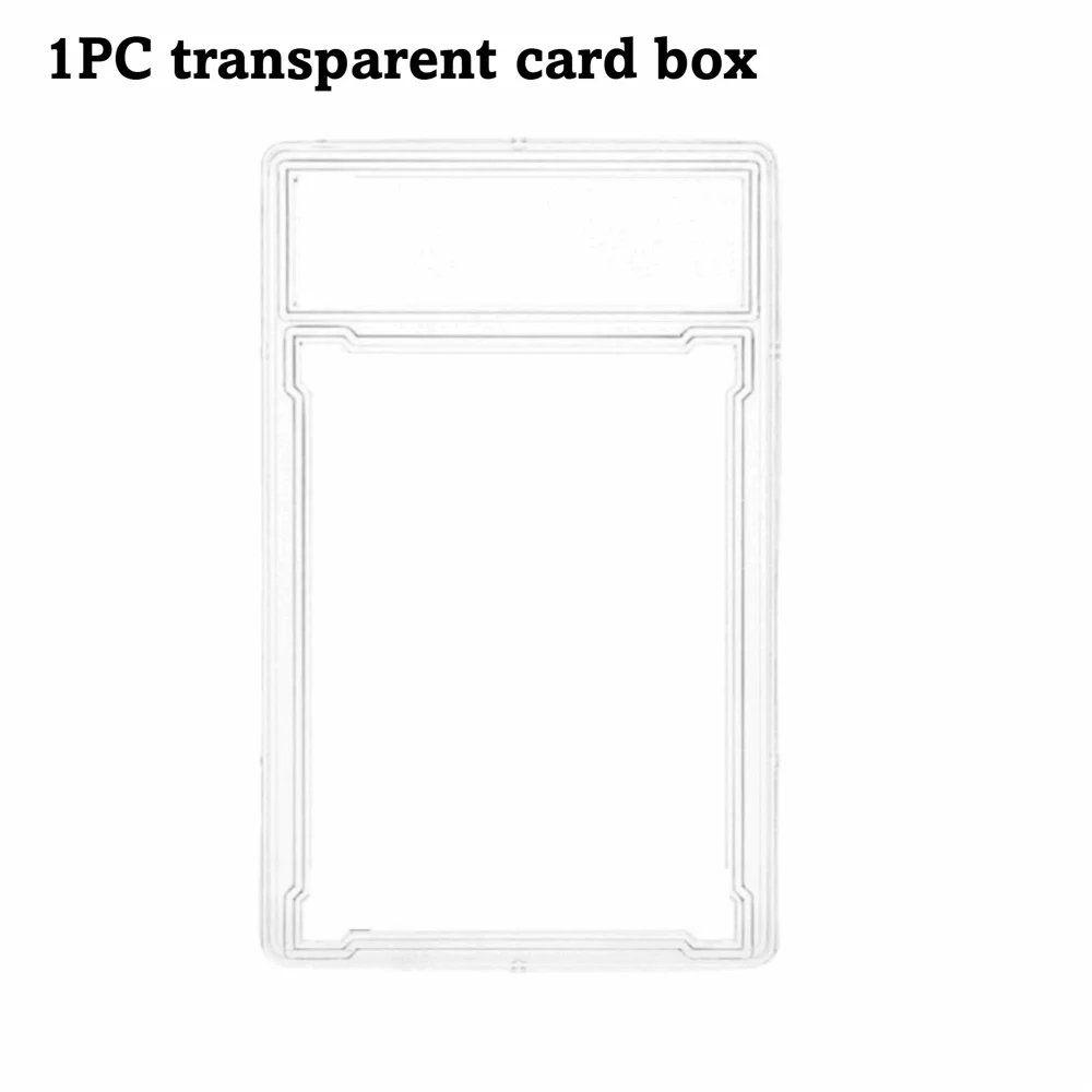 Transparent Trading Card Case – UV Protection 35PT Collectible Box