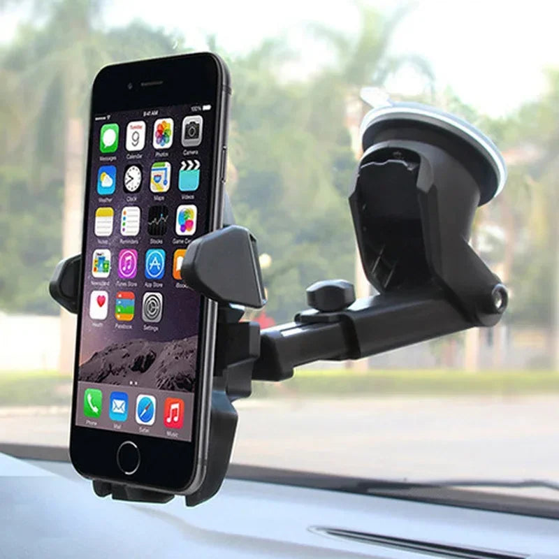 Universal Car Phone Mount – 360° Windshield Dashboard Holder