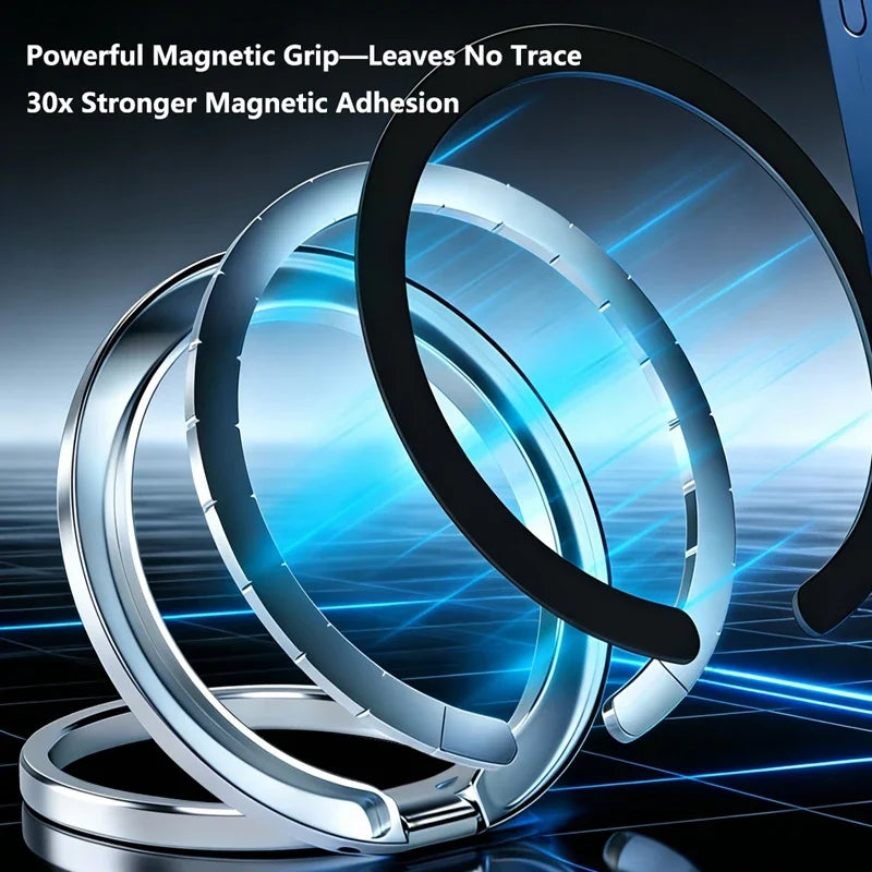 Magnetic Phone Ring Holder 360° Rotating Finger Grip Kickstand