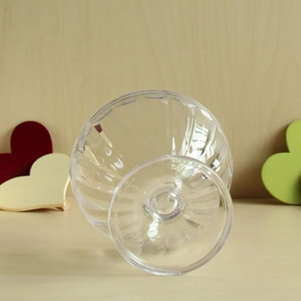 Clear Plastic Dessert Cups 250ml – Goblet Party Cups