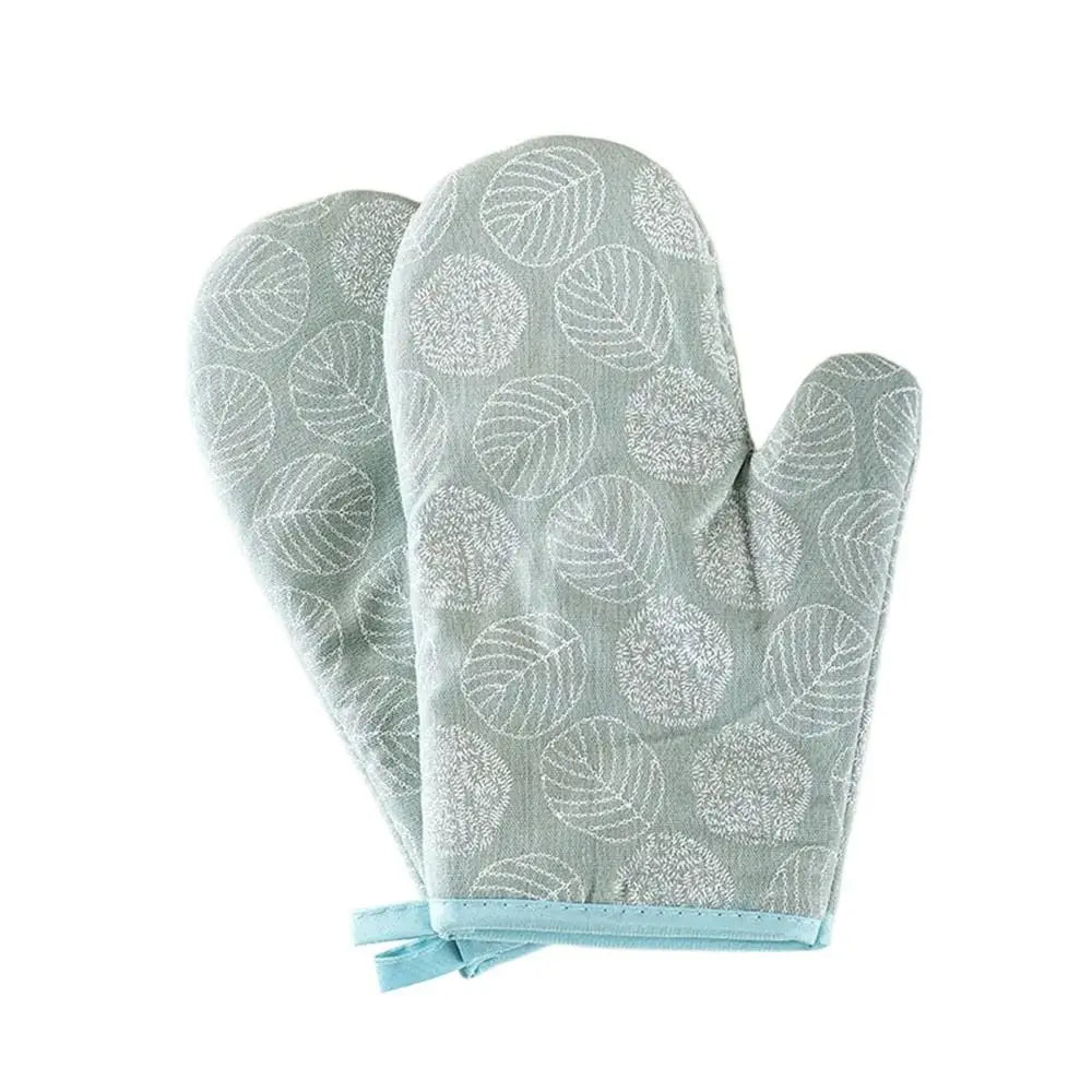 Heat-Resistant Oven Mitts – Thickened Microwave Kitchen Gloves