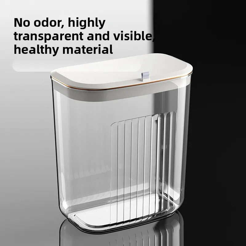 Wall-Mounted Laundry Hamper with Lid | No-Drill Hanging Basket
