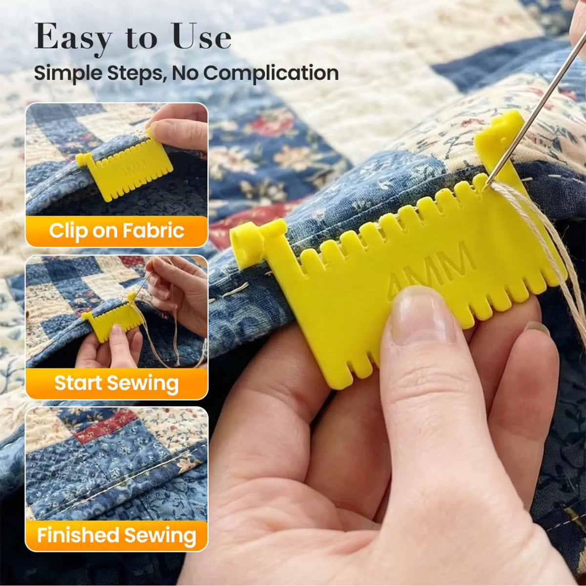 Quilting Sewing Gauge Tool – Hemming, Edge & Seam Guide
