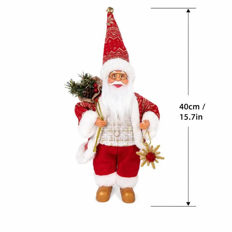 Santa Claus Standing Figurine | Outdoor Christmas Garden Decor