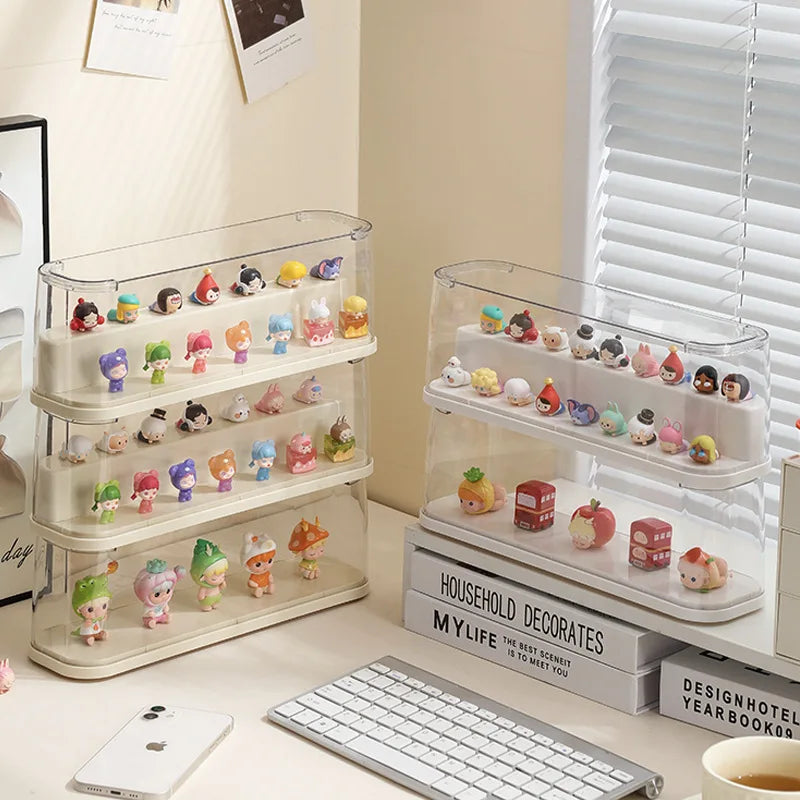 Acrylic Wall-Mounted Display Cabinet for Collectible Figures