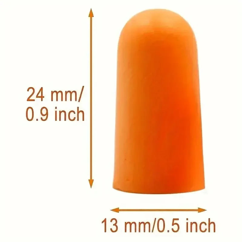 Soft Foam Earplugs 20/50 Pairs – Sleep, Travel & Noise Block