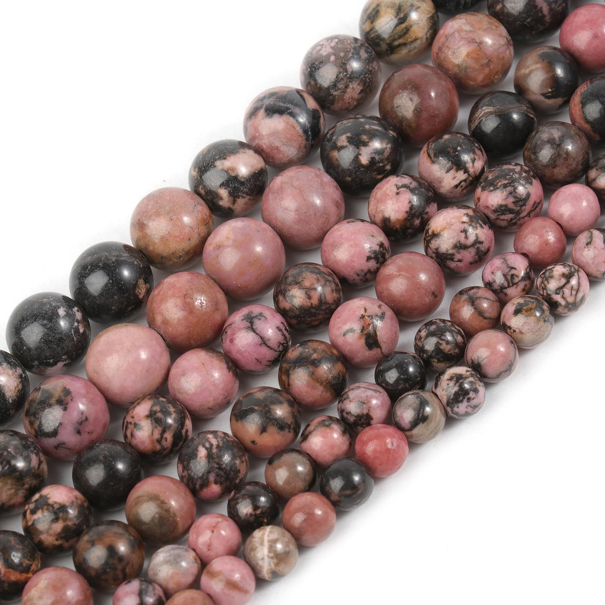 Sea Sediment Jasper Beads 8mm – Natural Stone DIY Jewelry