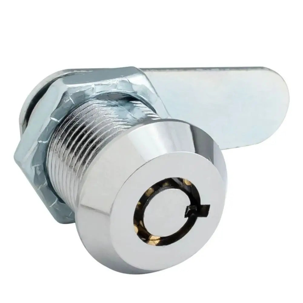 Zinc Alloy Cam Lock 16–30mm | Drawer Cabinet Mailbox + 2 Keys