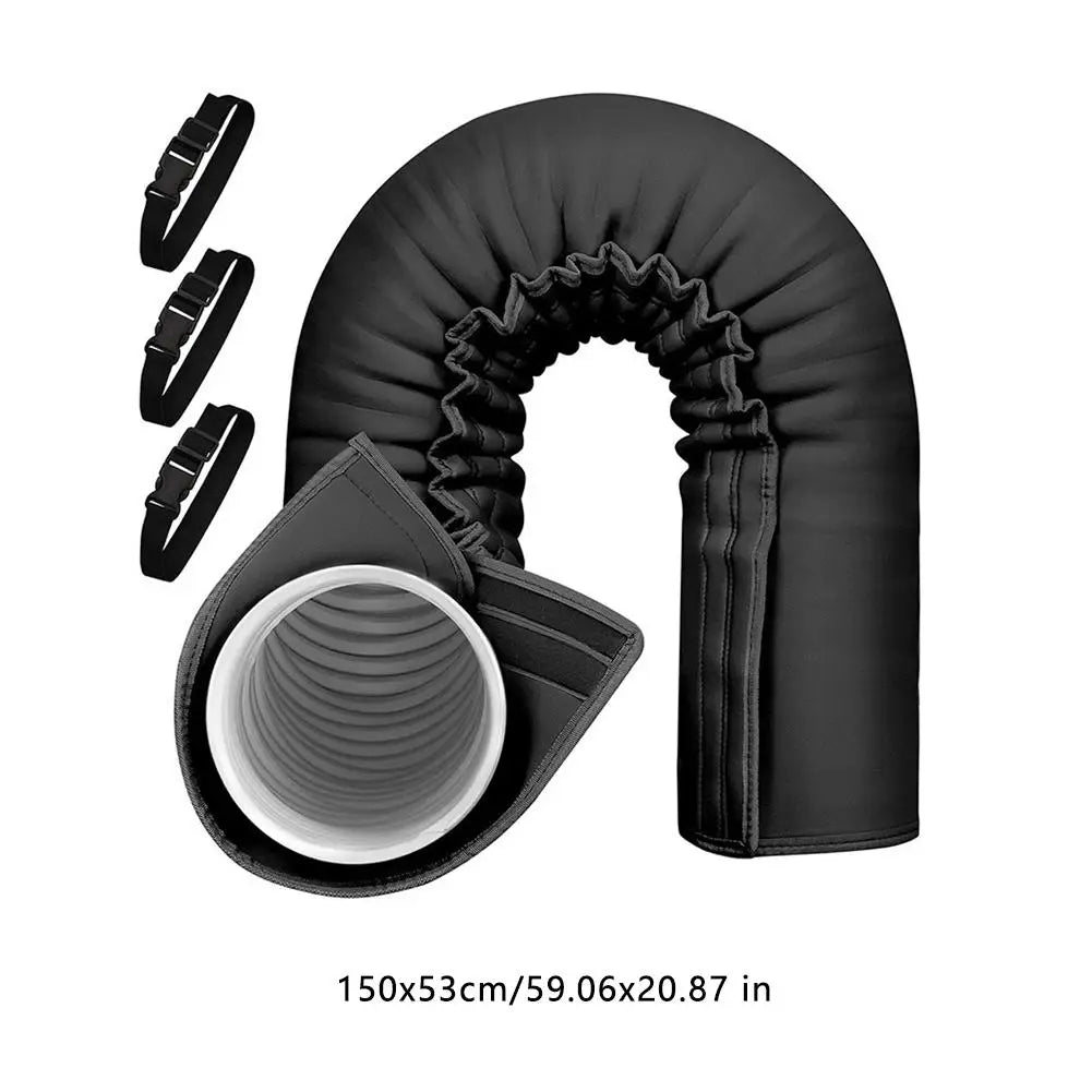 AC Hose Insulation Cover Wrap with 3 Elastic Straps | 150x53cm
