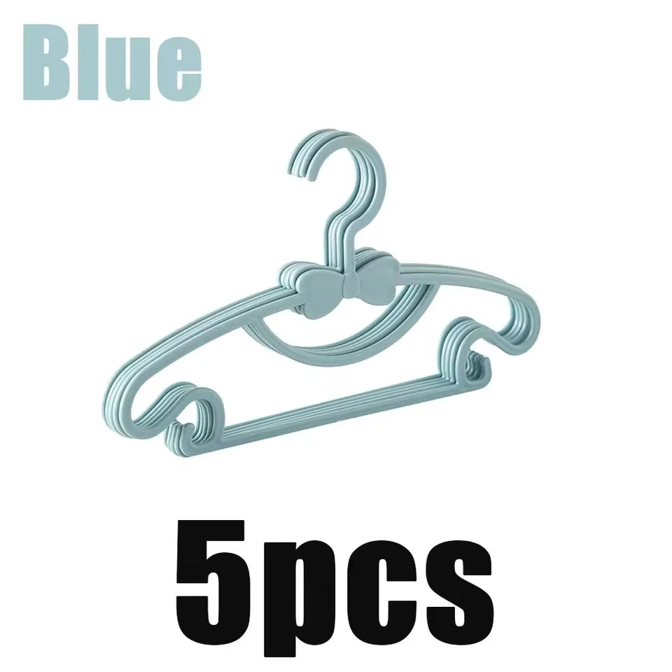 Baby & Kids Plastic Clothes Hangers – Set of 5/10/20 Pcs