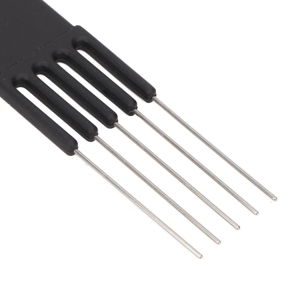 10-Pack Carbon Lift Teasing Combs – Fine Teeth Salon Back Comb
