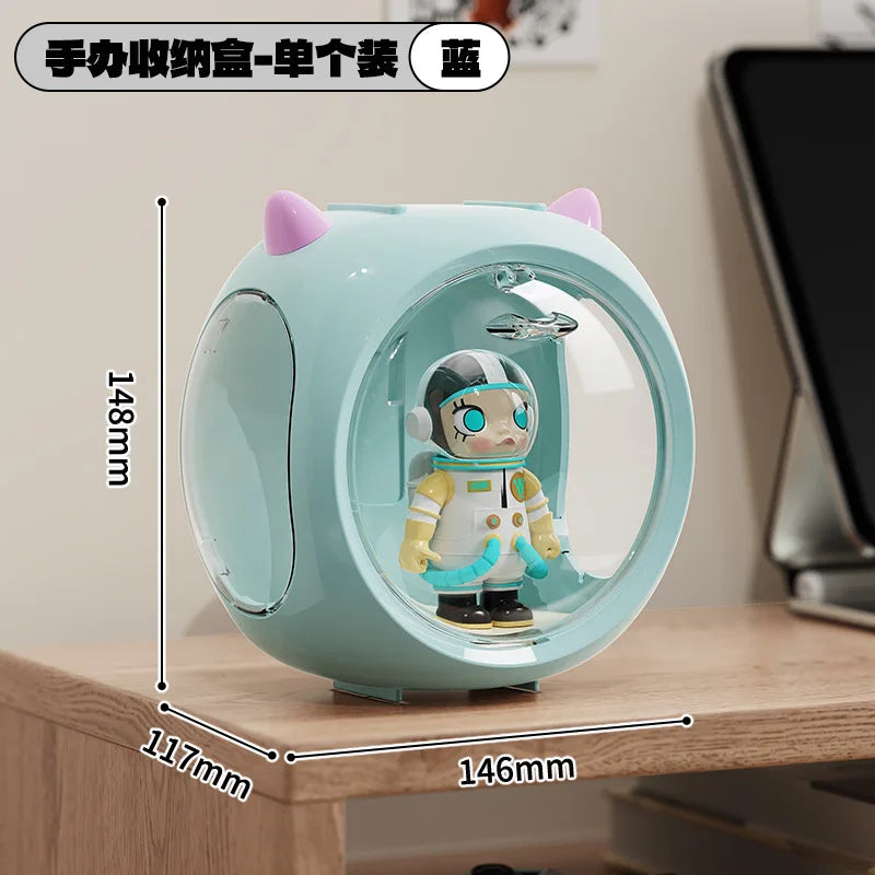 Transparent Figure Display Case – Stackable Magnetic Box