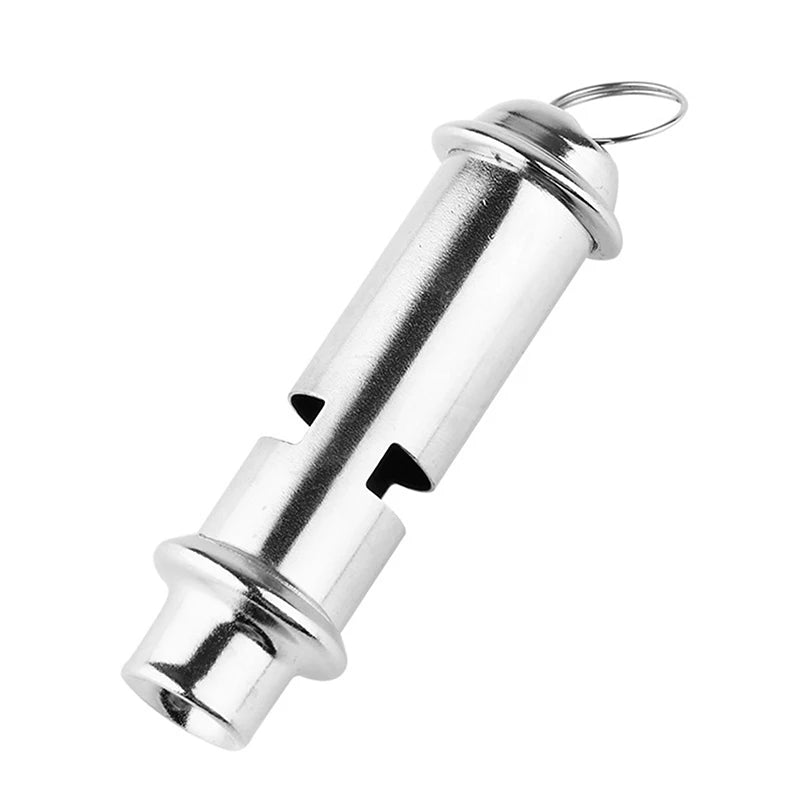 Stainless Steel Whistle with Neck Lanyard | High Frequency