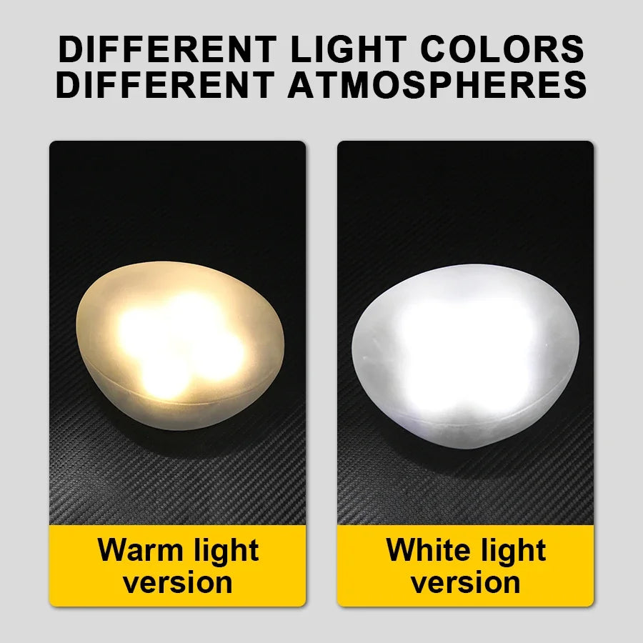 KDULIT Solar Pebble Rock Light – IP65 Waterproof LED Garden Lamp