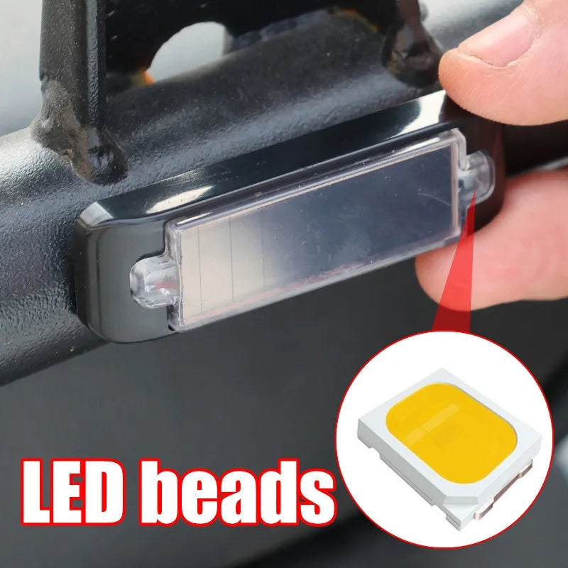 Solar LED Strobe Warning Light – Car, Motorcycle & Bike