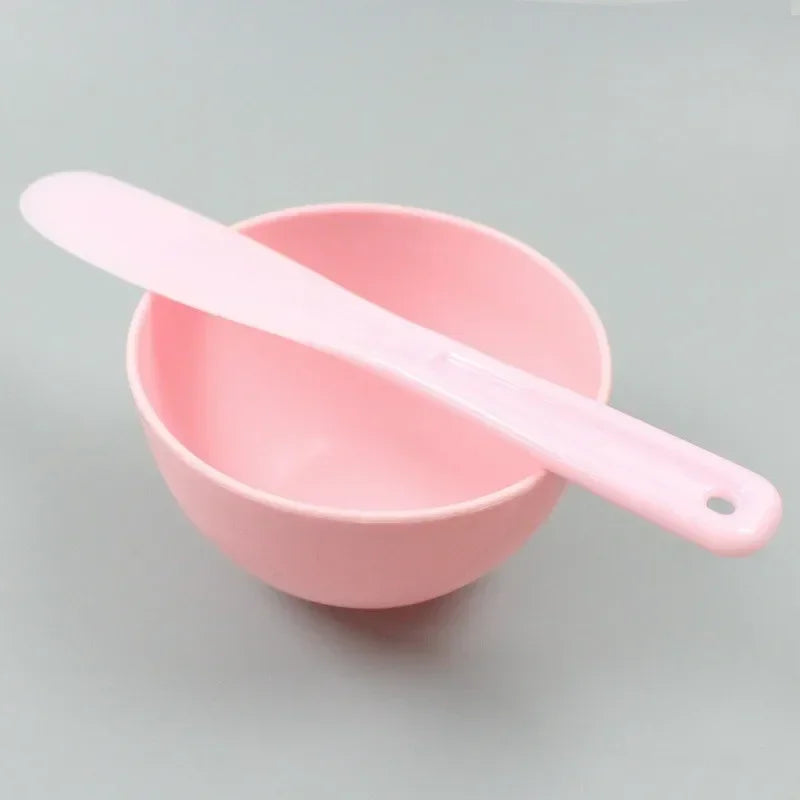 Silicone Face Mask Mixing Bowl Kit – Brush, Spatula & Spoon
