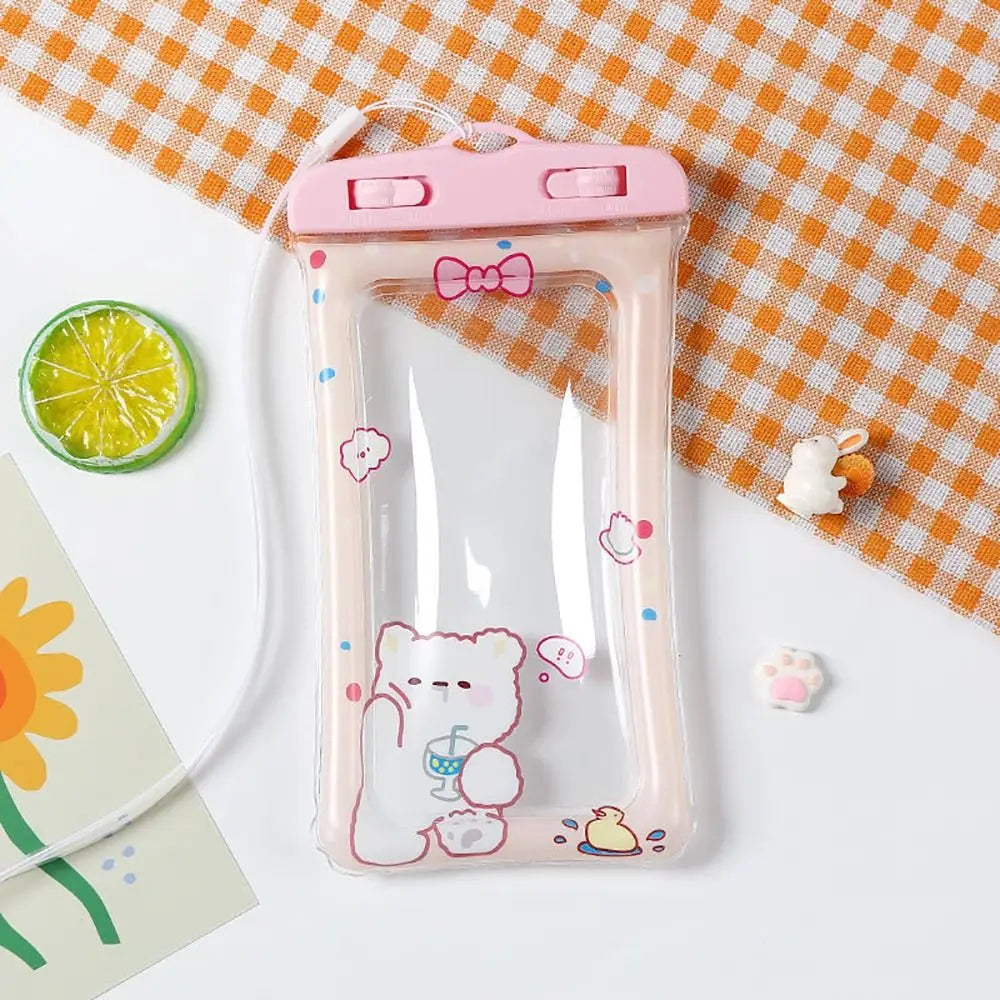 Waterproof Cartoon Rabbit Phone Bag – Shockproof Crossbody Case