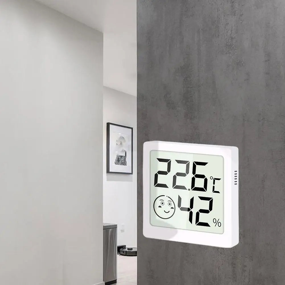 Mini LCD Digital Thermometer & Hygrometer – Indoor Humidity Meter