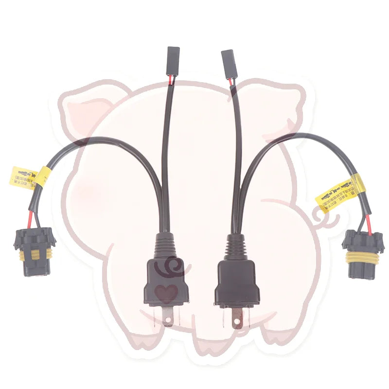 H4 Relay Wire Harness for Bi-LED & Xenon Projector Lens – 2pk