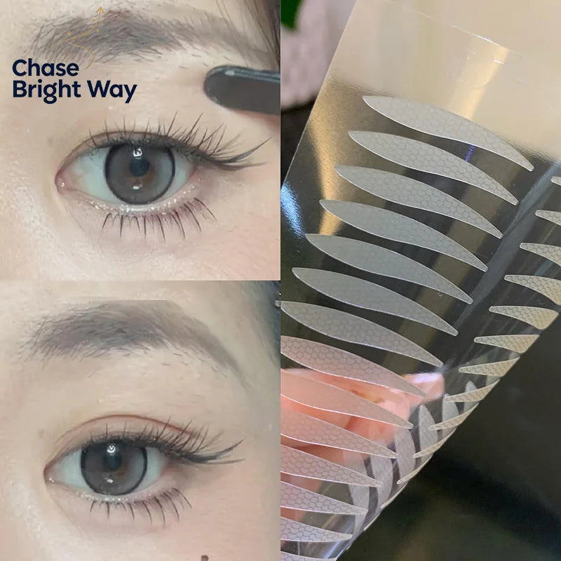 Invisible Double Eyelid Tape Stickers – Waterproof Fiber 72–256 Pcs