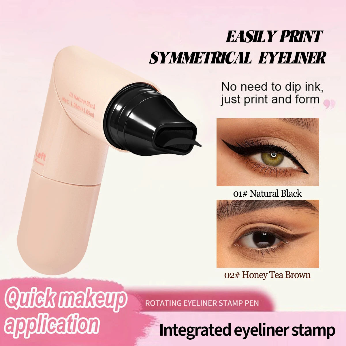 Waterproof Eyeliner Pen – Fast-Drying, Long-Lasting Smooth Liner